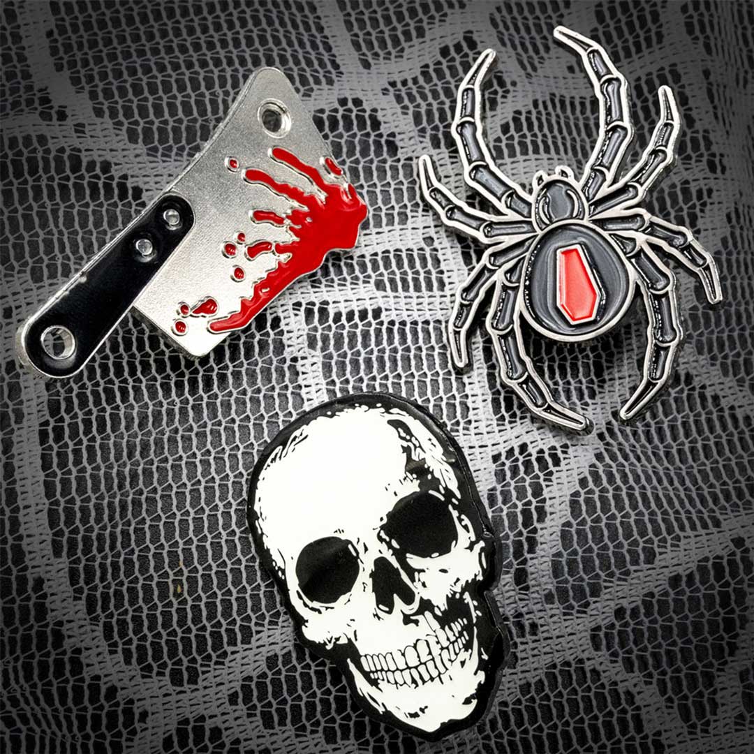 Cleaver Blood Splatter Enamel Pin - Kreepsville