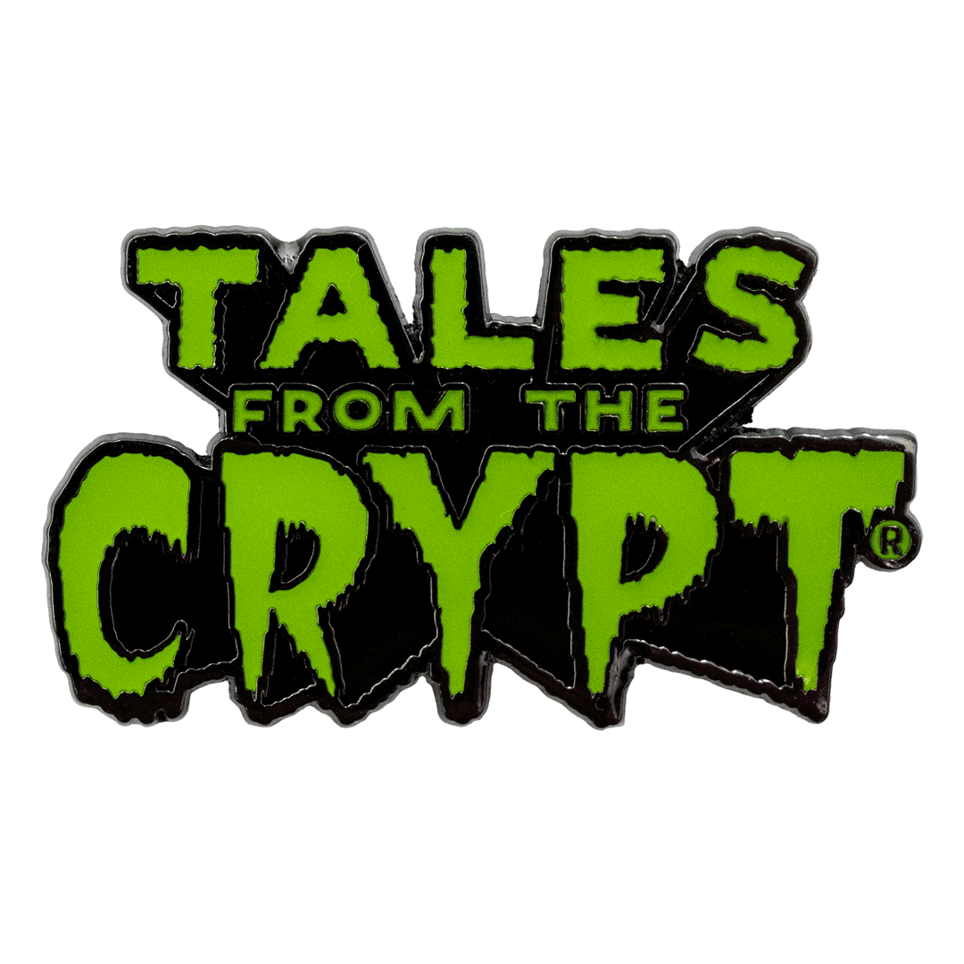 COMING SOON! Tales From The Crypt Logo Glow Enamel Pin Badge