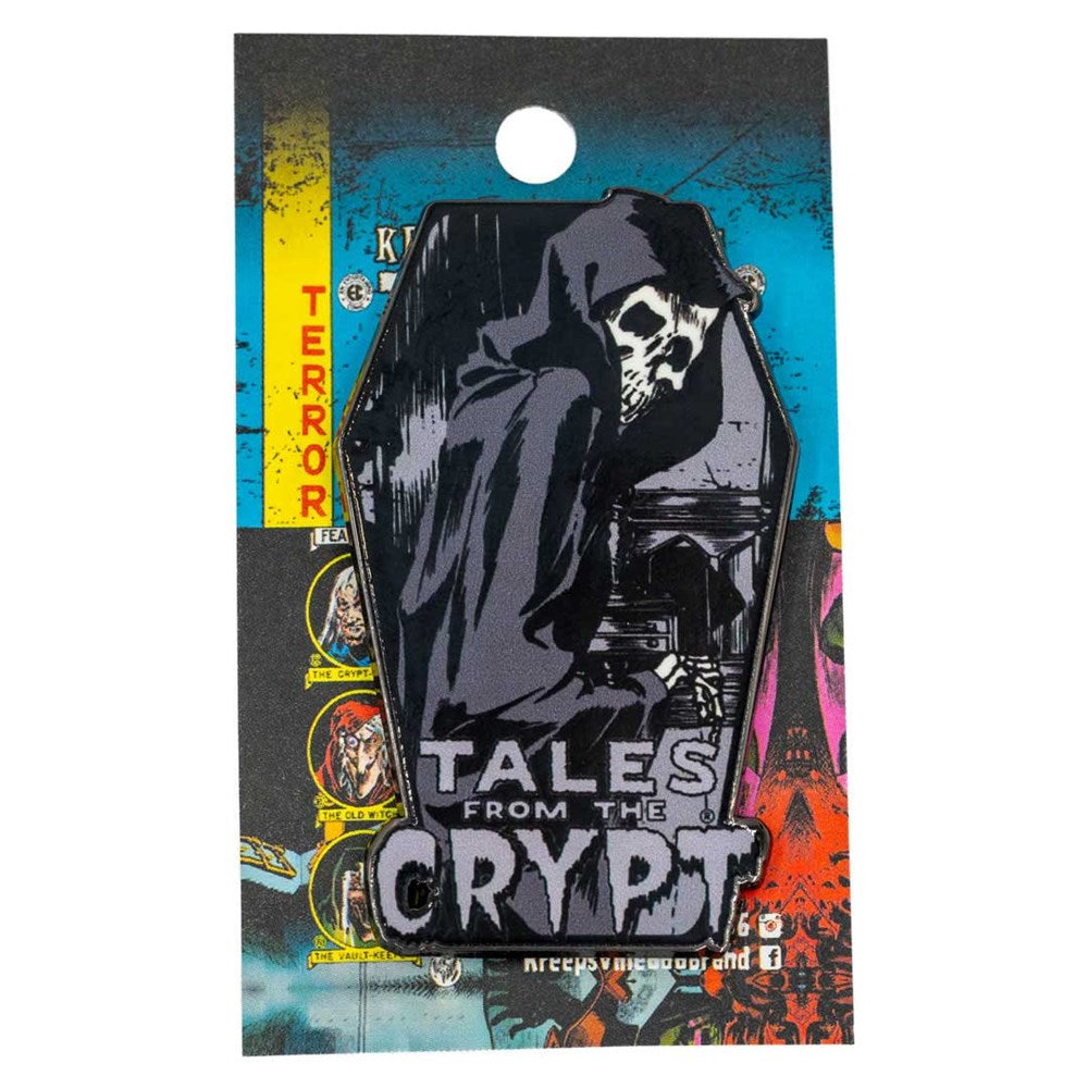 Tales From The Crypt Reaper Coffin Enamel Pin - Kreepsville