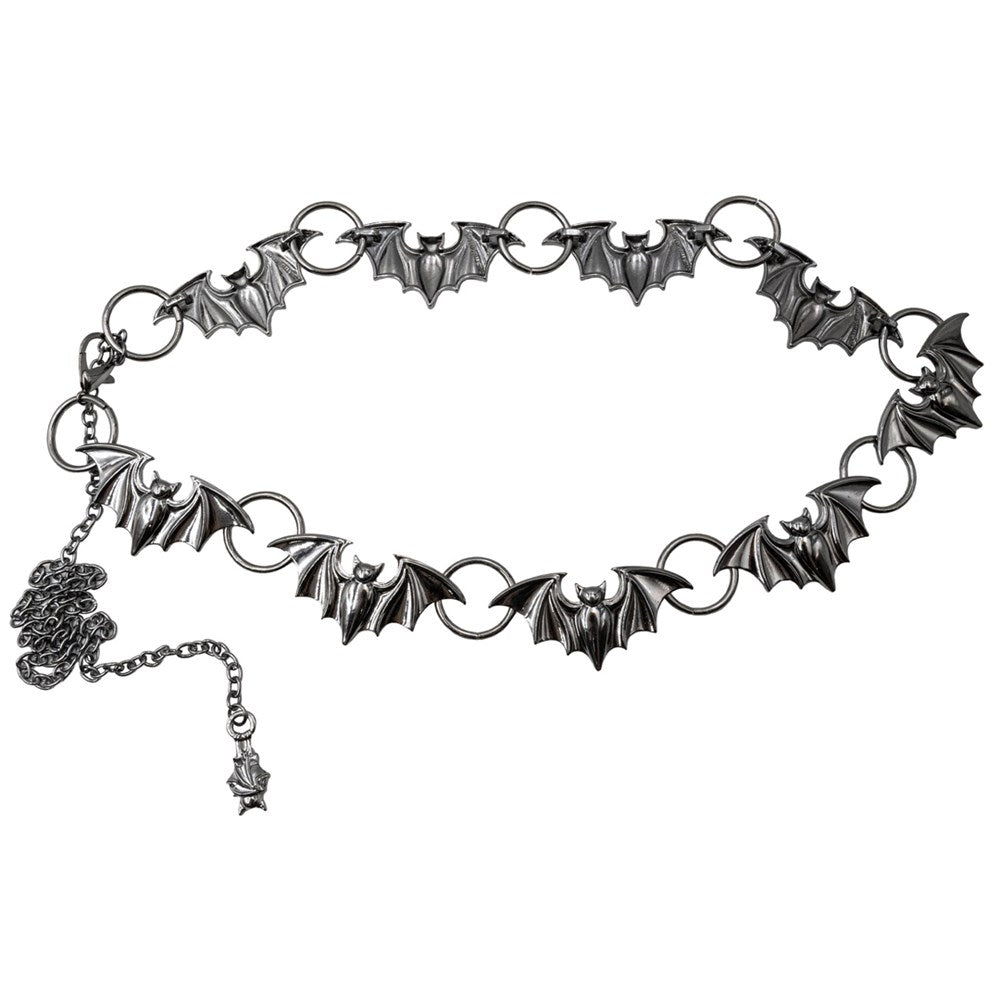 Batty Bats Black Chain Belt