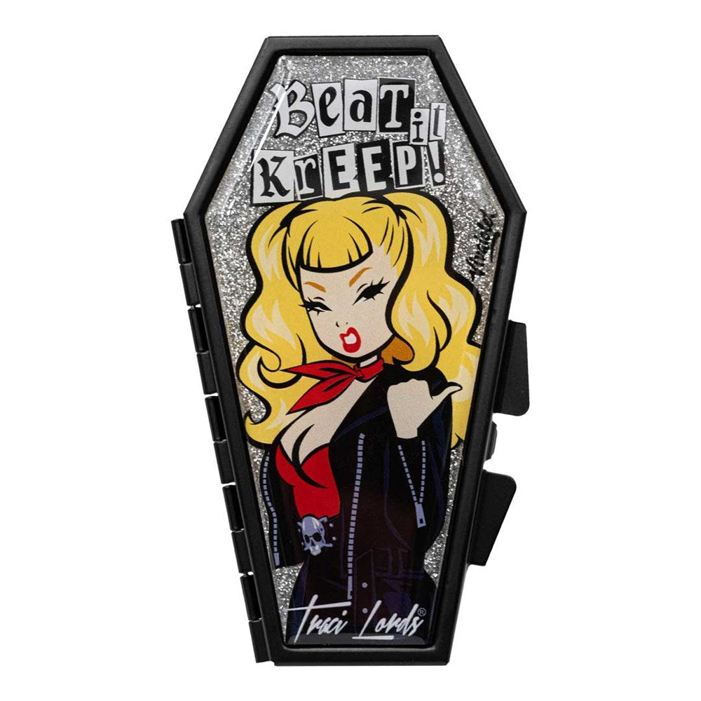 Traci Lords Beat It Kreep Viva Glitter Coffin Compact