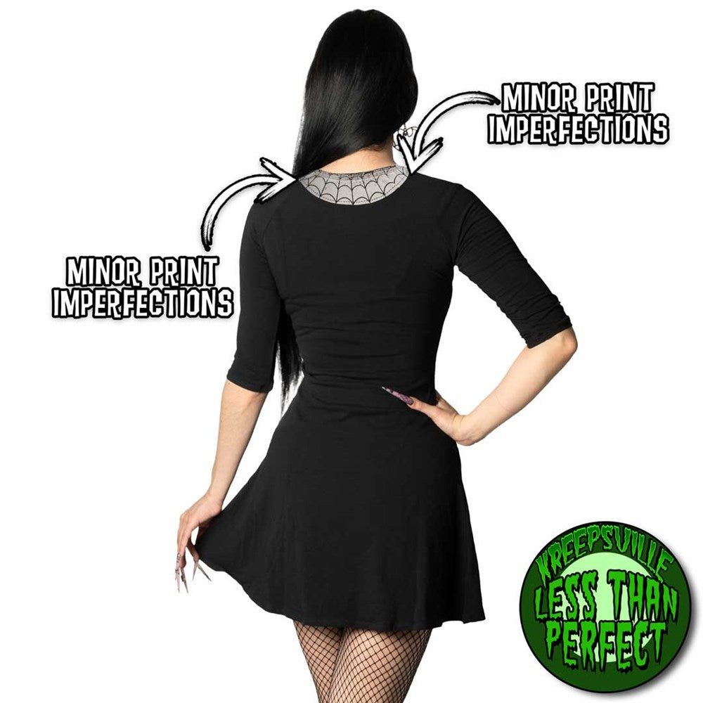 Less Than Perfect Thursdays Poison Flare Dress - Kreepsville