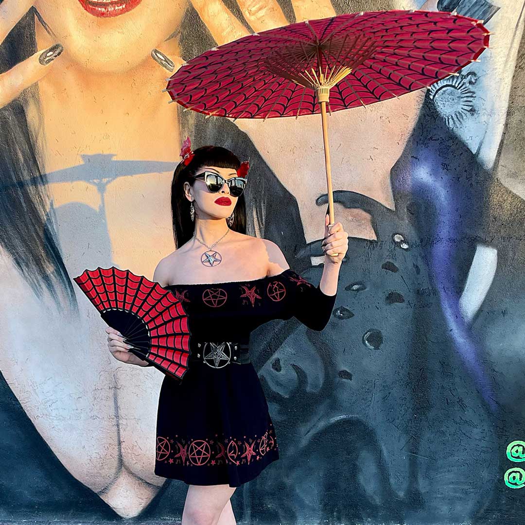 Ruffle Dress Satanic Circle - Kreepsville