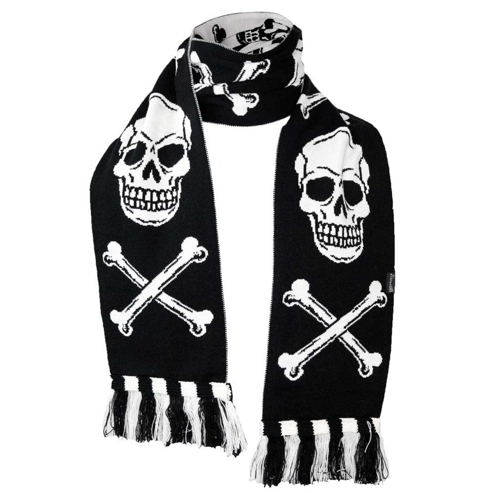 Skull Crossbone Knit Scarf - Kreepsville