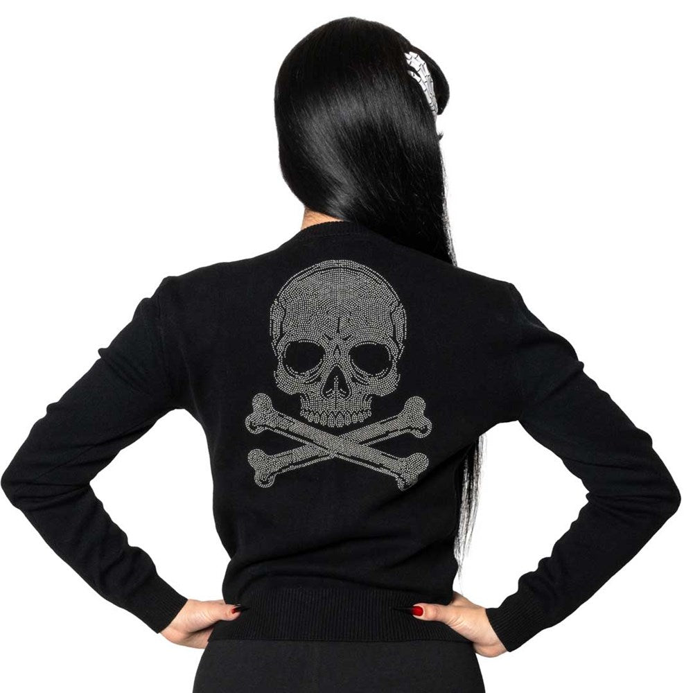 Skull Studded Cardigan - Kreepsville