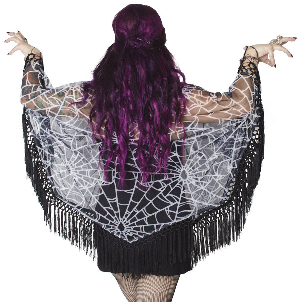 Spiderweb Mesh Cape - Kreepsville