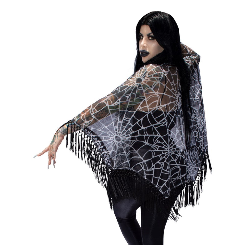Spiderweb Mesh Cape - Kreepsville