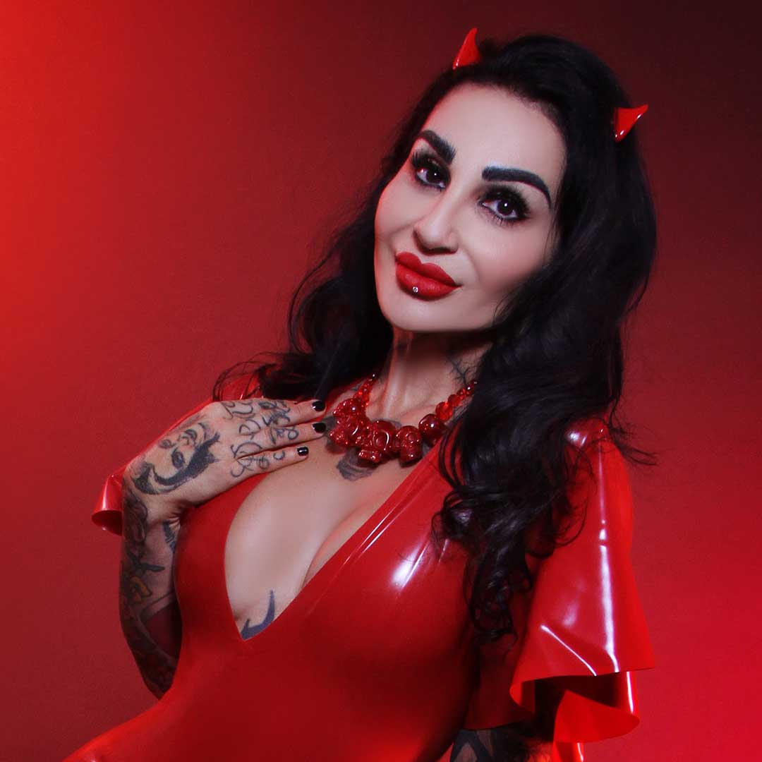 Horror Hair Horns - Red - Kreepsville