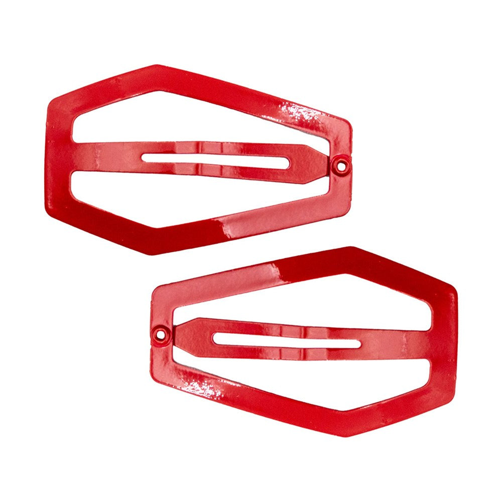 Coffin Snap Hair Clip Red
