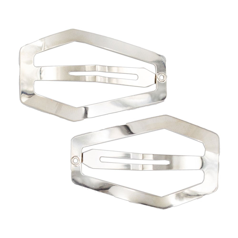 Coffin Snap Hair Clip Silver - Kreepsville
