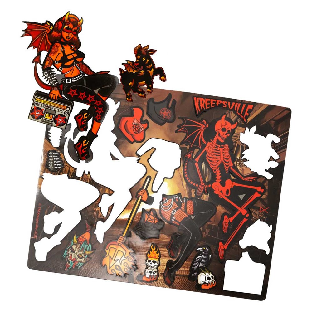 Devil Dame Dress Up Magnet Set