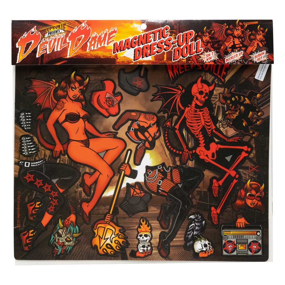 Devil Dame Dress Up Magnet Set