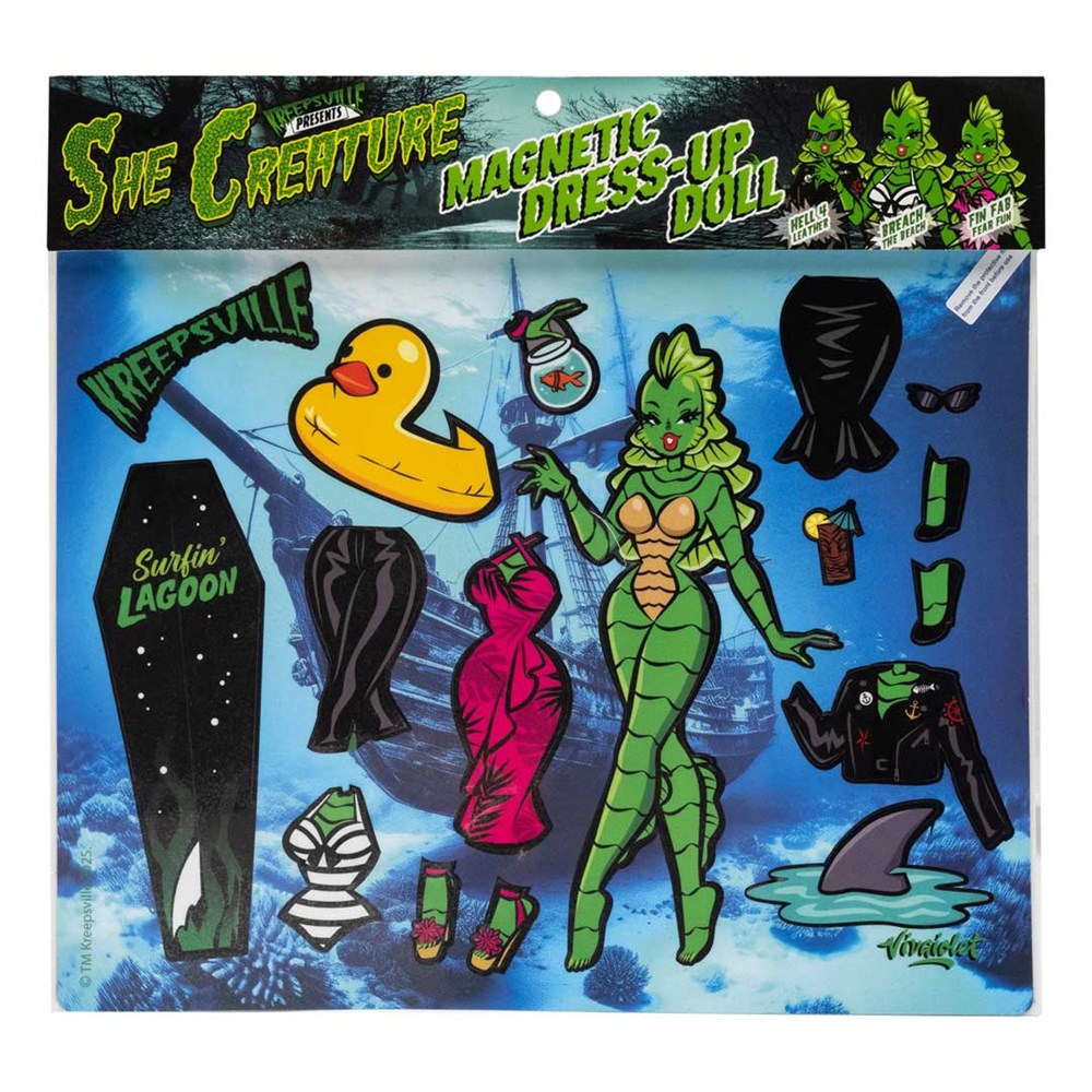 She Creature Dress Up Magnet Set - Kreepsville