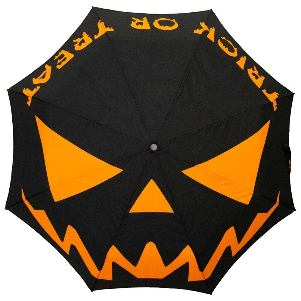 Skull Handle Trick Or Treat Umbrella - Kreepsville