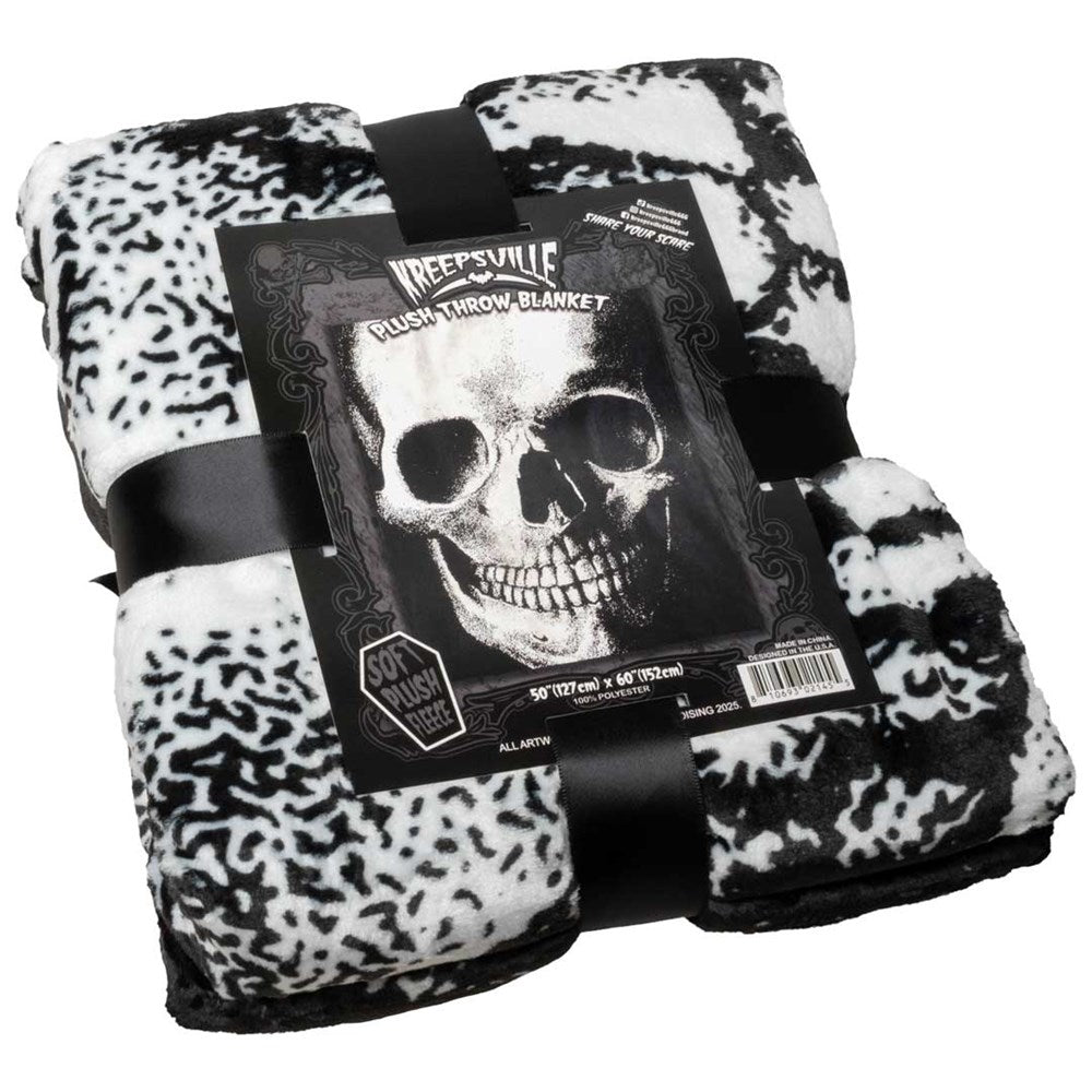 Anatomical Skull Throw Blanket - Kreepsville