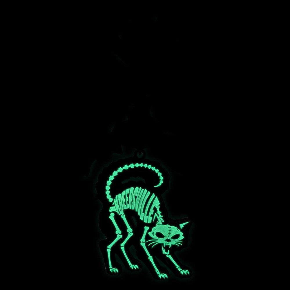 Black Cat Arch 3D Flat Keychain - Kreepsville
