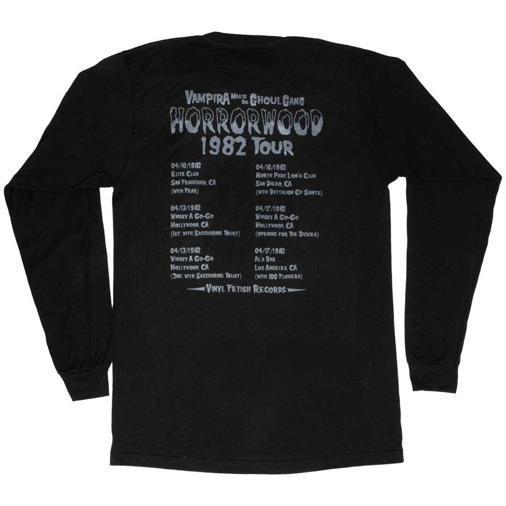Vampira Meets Ghoul Gang Long Sleeve Shirt - Kreepsville