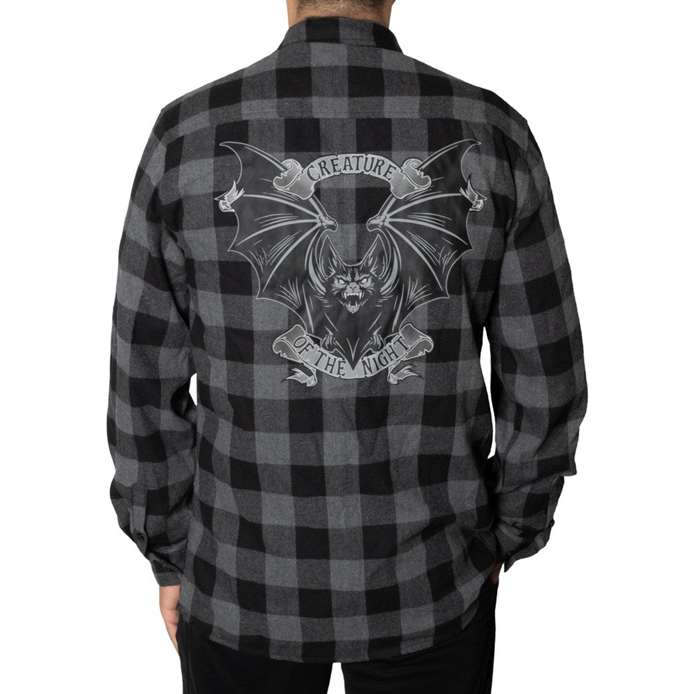 Creature of the Night Flannel Shirt