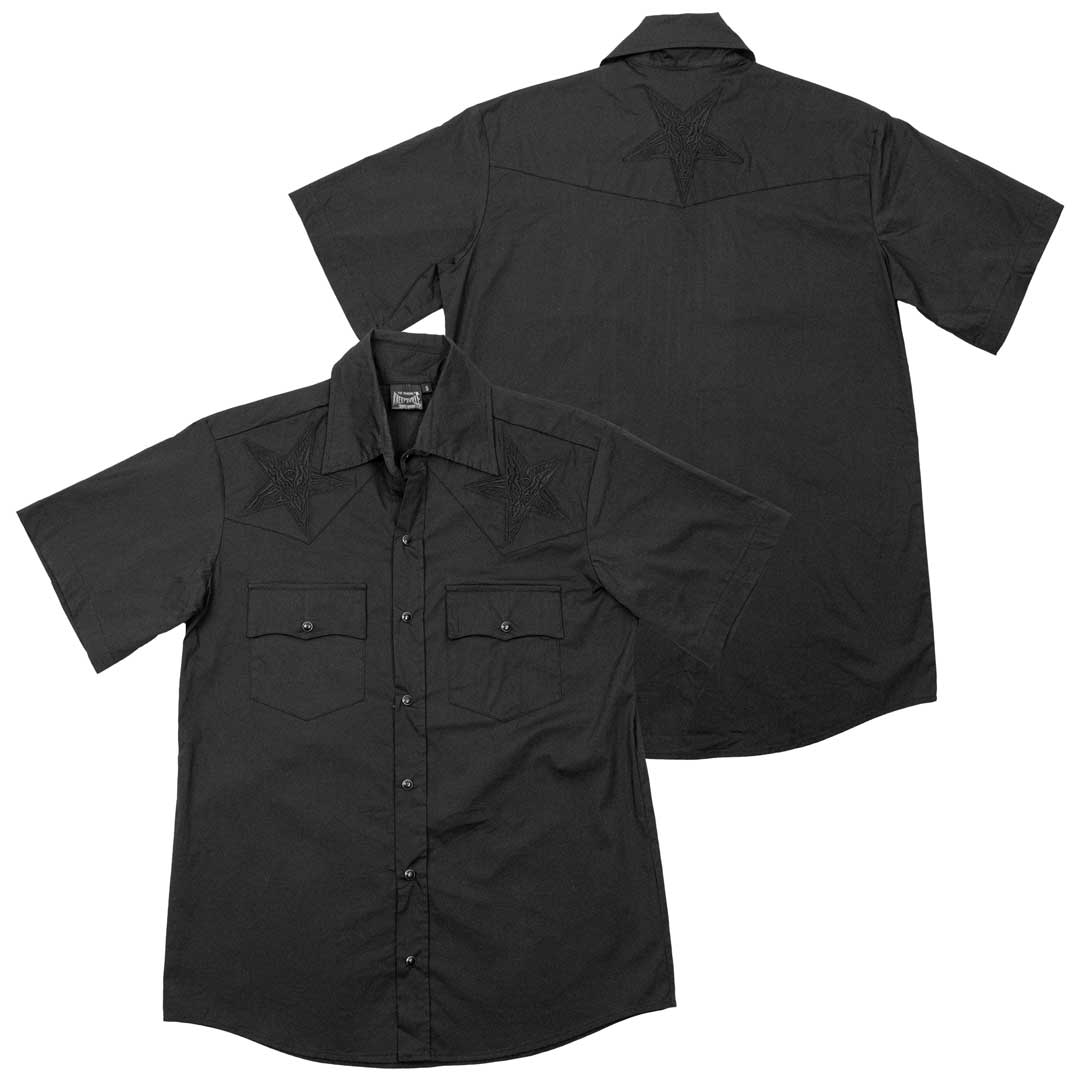 Hellbilly Baphomet Western Shirt - Kreepsville