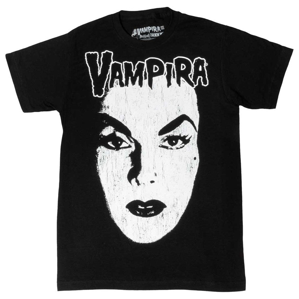 Vampira Fit Face T-shirt - Kreepsville