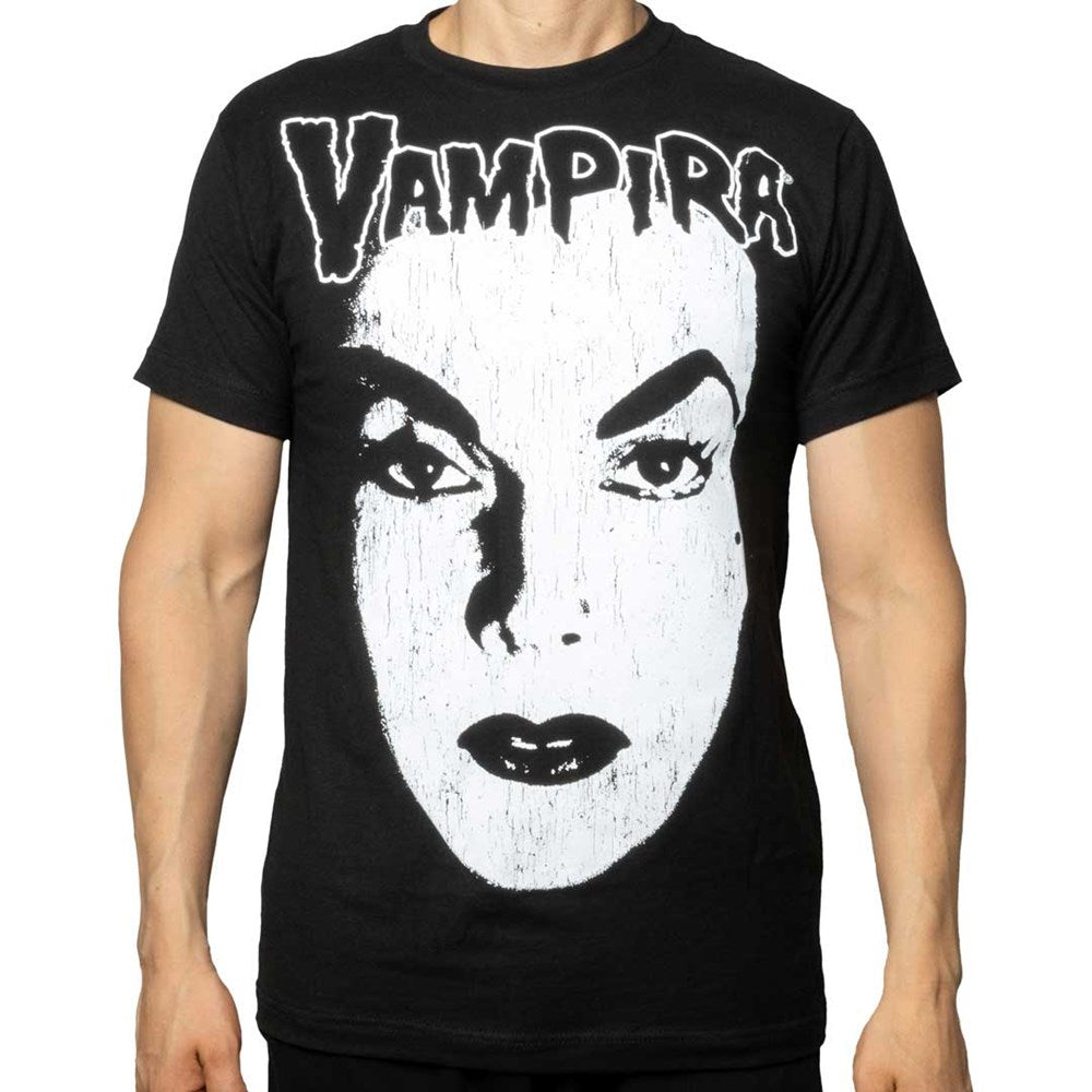 Vampira Fit Face T-shirt - Kreepsville