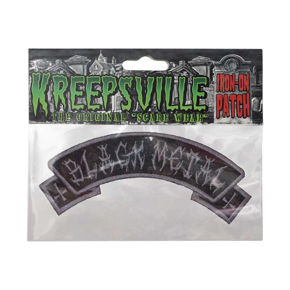 Black Metal Arch Patch - Kreepsville