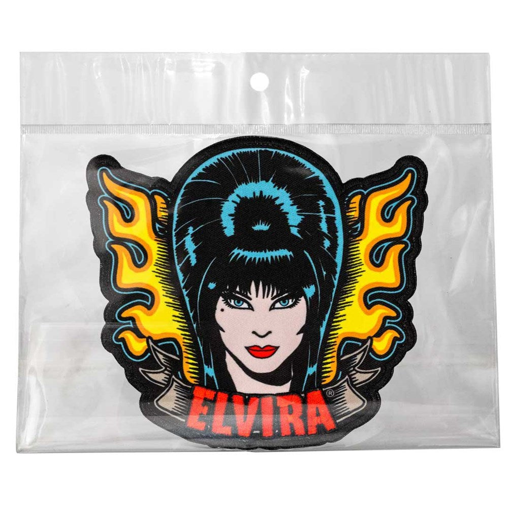 Elvira Tattoo Flames Patch - Kreepsville