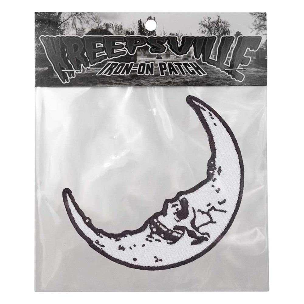 Skull Crescent Moon Patch - Kreepsville