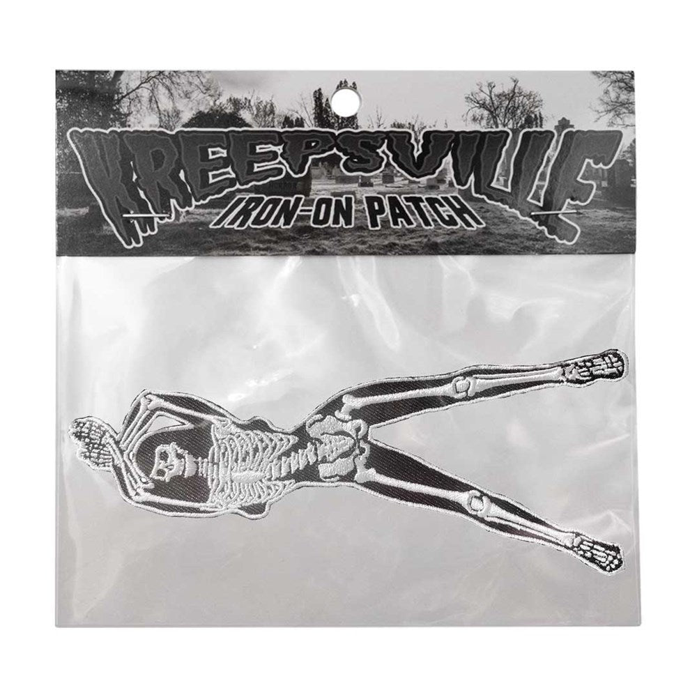 Skelli Girl Arms Up Patch - Kreepsville