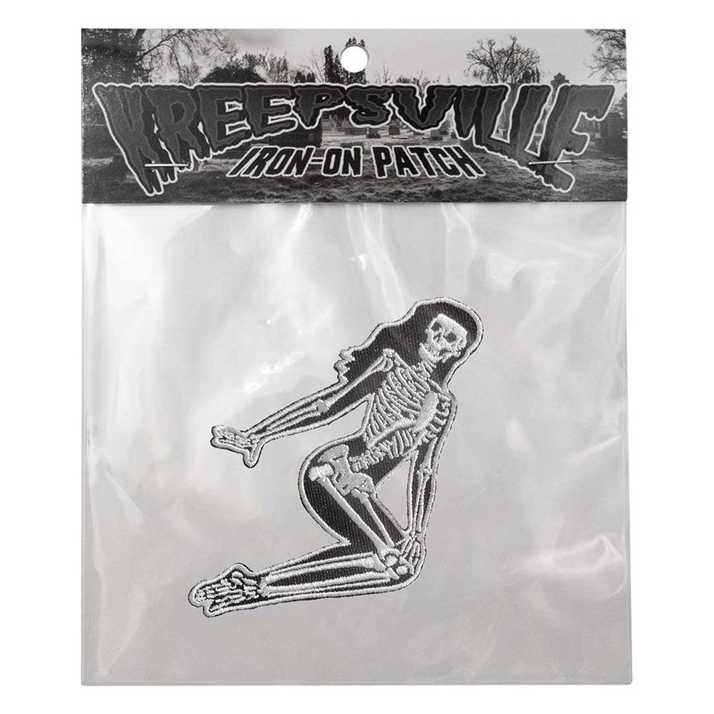 Skelli Girl Sitting Patch - Kreepsville