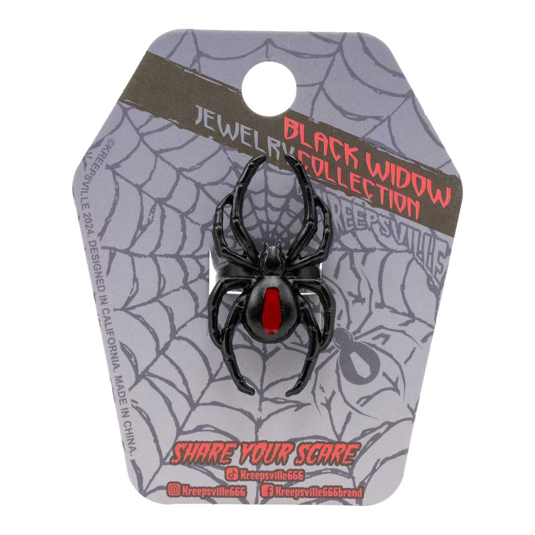 Black Widow Spider Ring - Kreepsville
