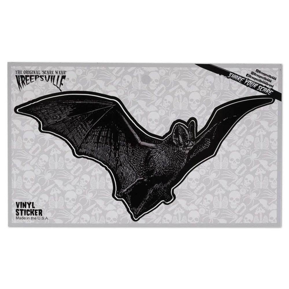Realistic Bats Right Vinyl Sticker - Kreepsville