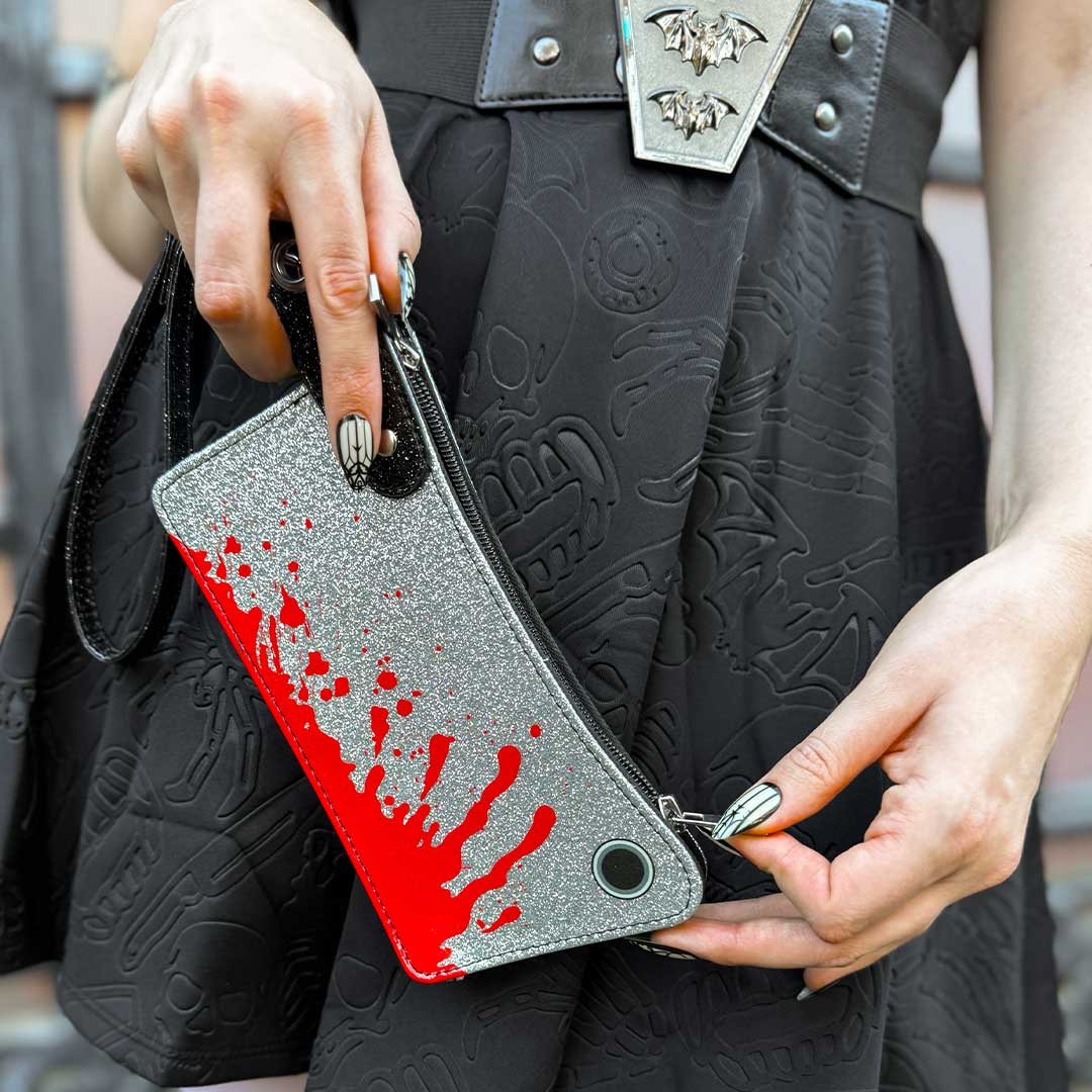 Glitter Cleaver Mini Clutch Wallet - Kreepsville