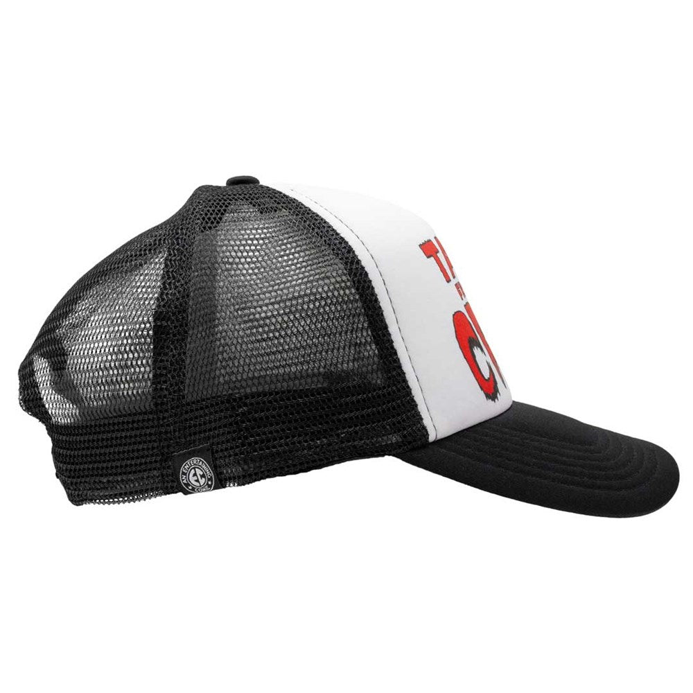 Tales From The Crypt Red Logo Blk Wht Trucker Hat - Kreepsville
