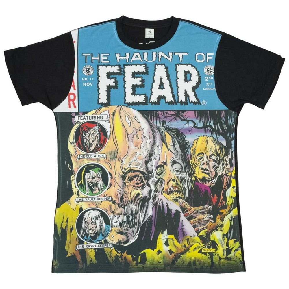 Haunt Of Fear Zombie Faces Full Sub T-Shirt - Kreepsville