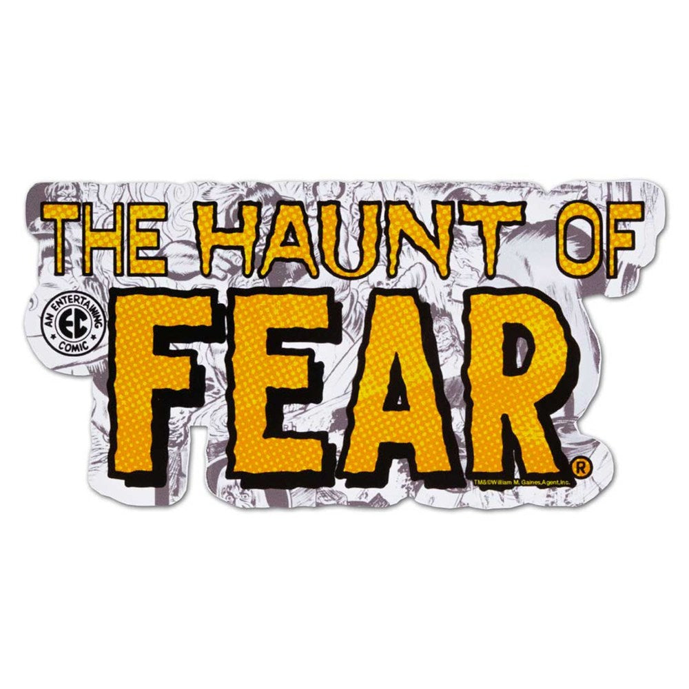Haunt Of Fear Yellow Logo Sticker - Kreepsville