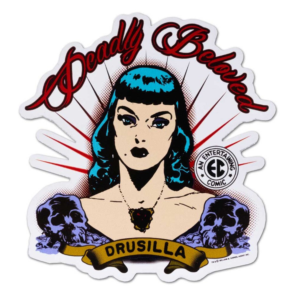 Tales From The Crypt Deadly Beloved Sticker - Kreepsville