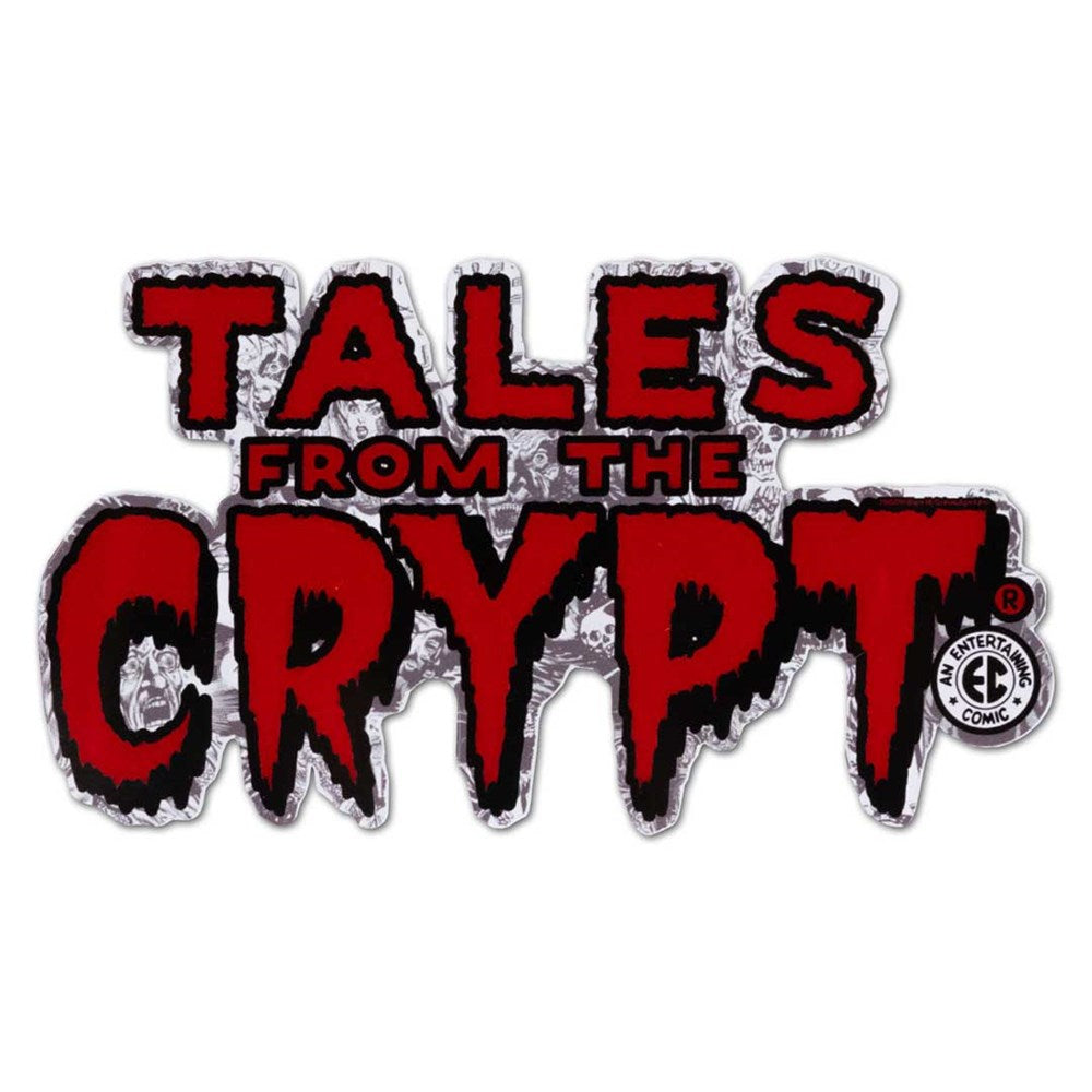 Tales From The Crypt Red Logo Sticker - Kreepsville