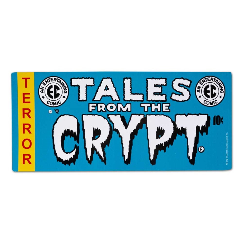 Tales From The Crypt Mast Head Blue Sticker - Kreepsville