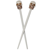 Thumbnail for Skull Collection White Hair Sticks - Kreepsville