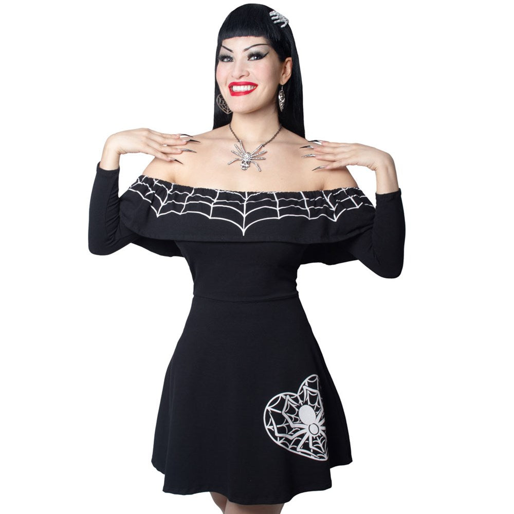 Ruffle Dress Web Heart - Kreepsville