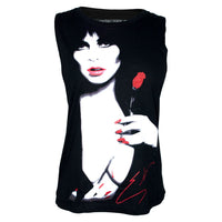 Thumbnail for Elvira Rose Portrait Sleeveless Tee - Kreepsville