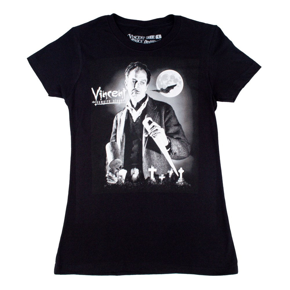 Vincent Price Stake Slayer Womens Tee - Kreepsville