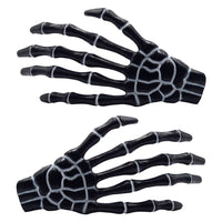 Thumbnail for Skeleton Bone Hand Hairslides Black - Kreepsville