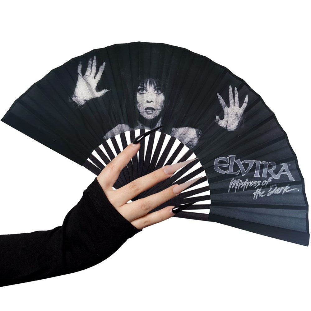 Elvira Dark Love Fabric Fan - Kreepsville