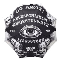 Thumbnail for Skull Handle Go Away Ouija Umbrella - Kreepsville