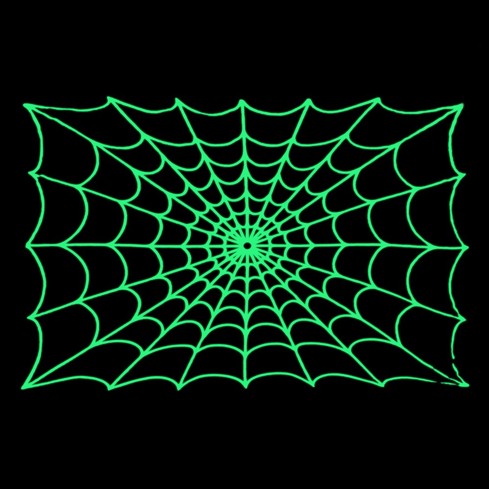 Spiderweb Glow In The Dark Throw Blanket - Kreepsville