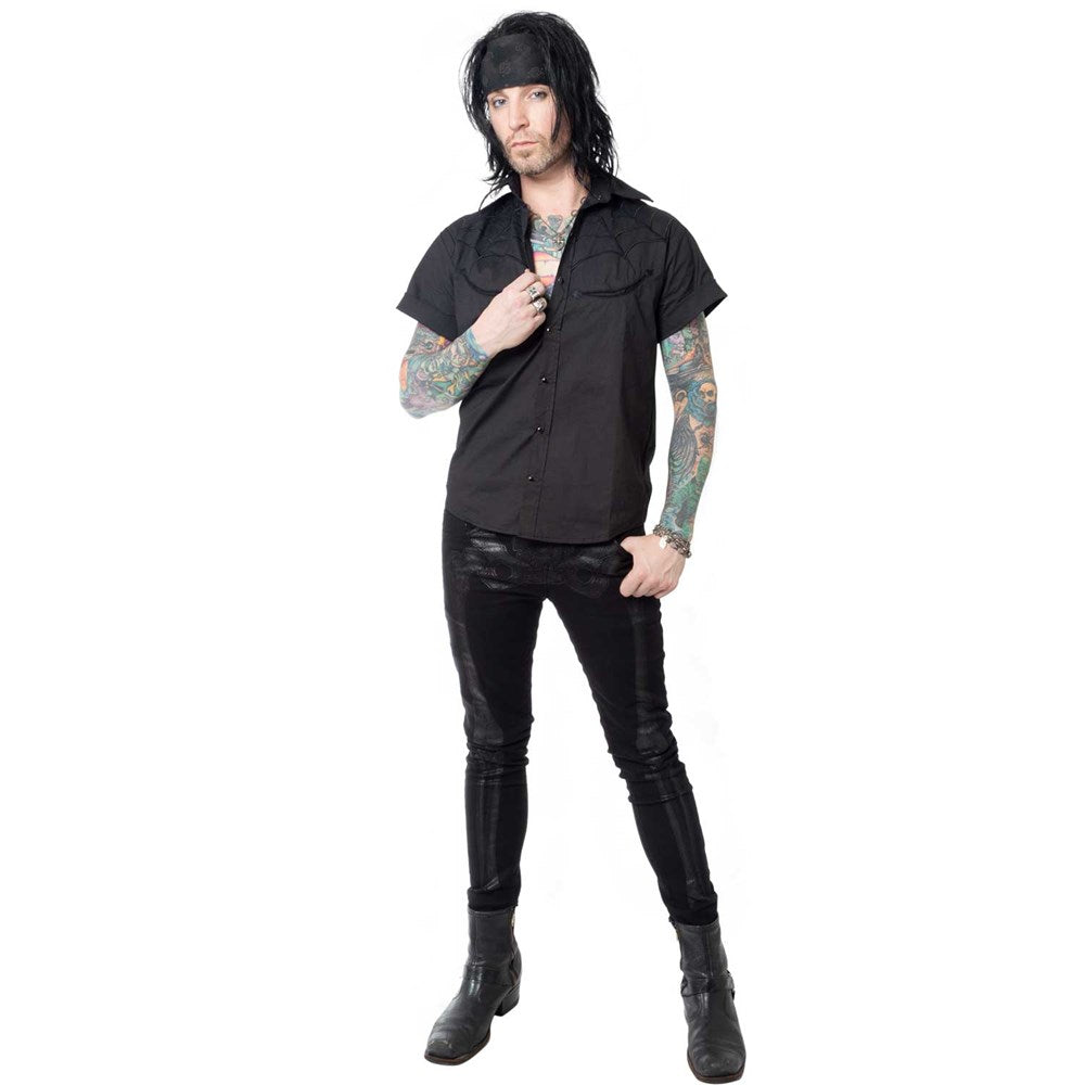 Skeleton Skinny Jeans Black Bone - Kreepsville