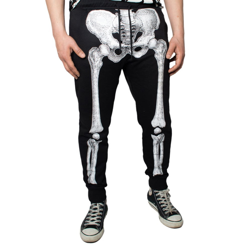 Skeleton White Bone Jogger Pant - Kreepsville