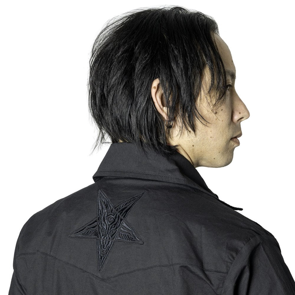 Hellbilly Baphomet Western Shirt - Kreepsville